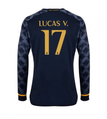 Real Madrid Lucas Vazquez #17 Bortatröja 2023-24 Långärmad